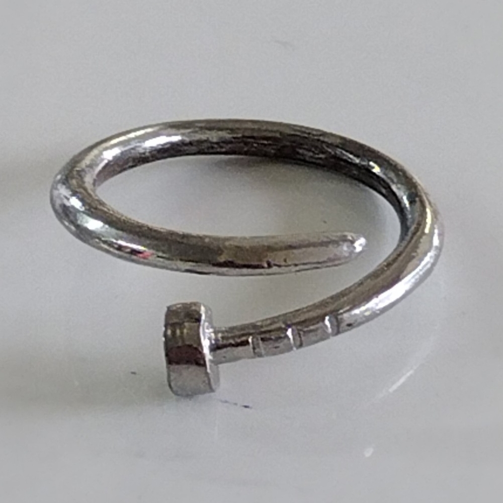 Silver Spiral Ring - image 1